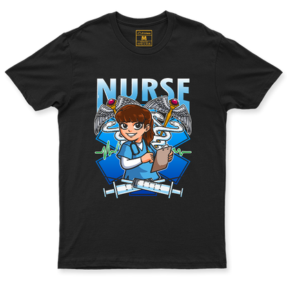Spandex Shirt: Nurse Blue Female