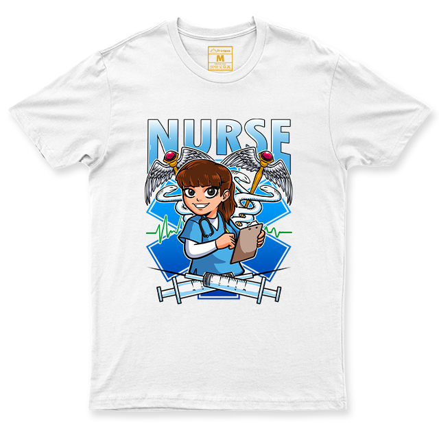 Spandex Shirt: Nurse Blue Female