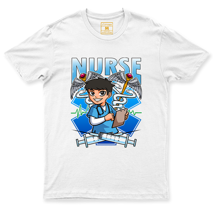 C.Spandex Shirt: Nurse Blue Male