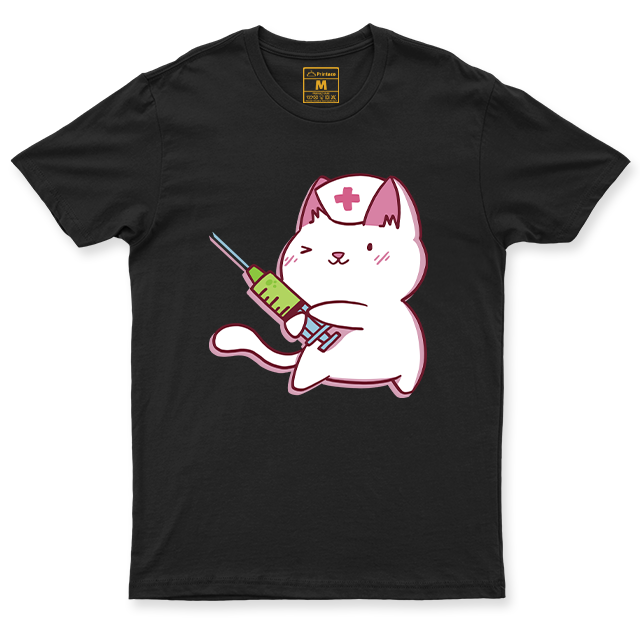 C.Spandex Shirt: Nurse Cat