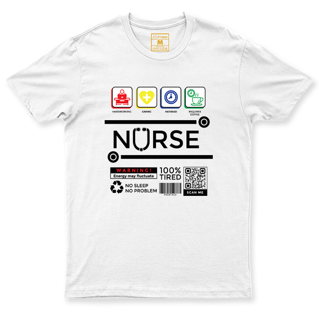 C. Spandex Shirt: Nurse Label
