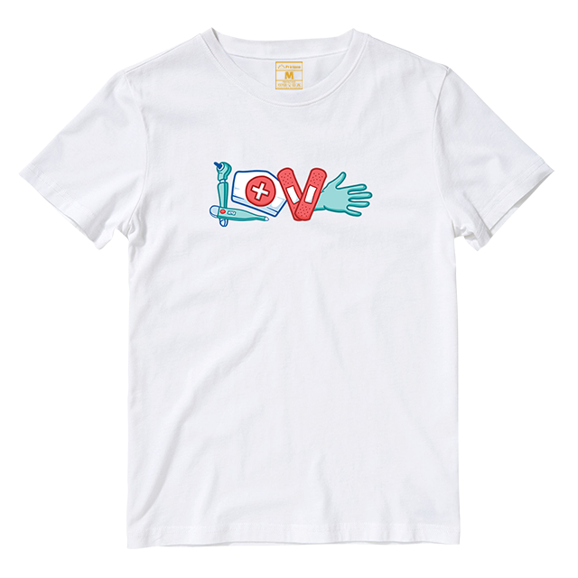 Cotton Shirt: Nurse Love