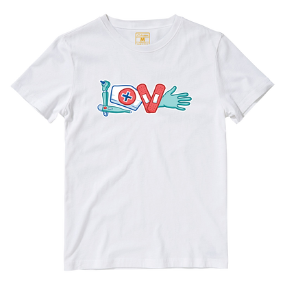 Cotton Shirt: Nurse Love