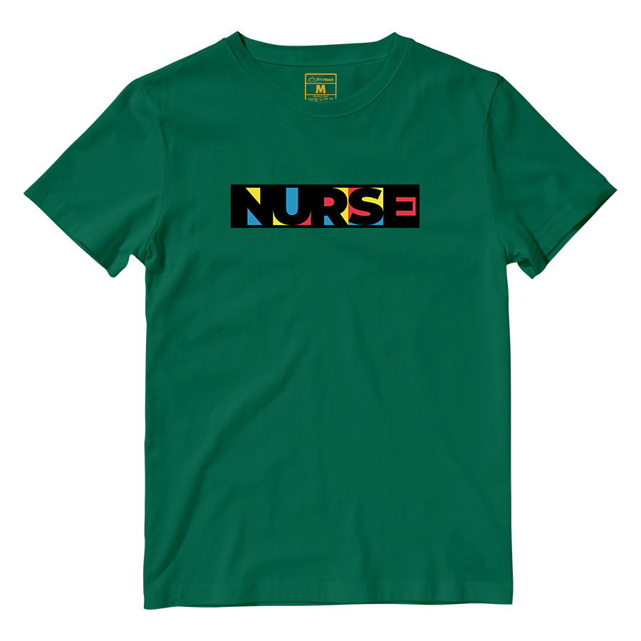 Cotton Shirt: Nurse Retro