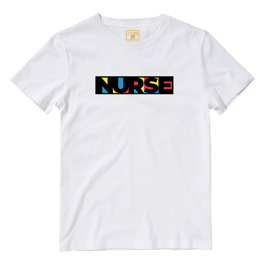 Cotton Shirt: Nurse Retro