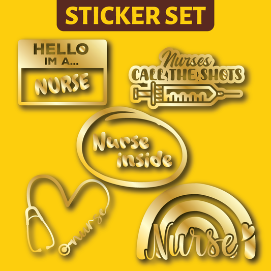 Vehicle Sticker: Nurse Set