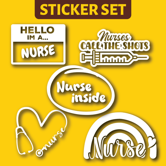 Vehicle Sticker: Nurse Set