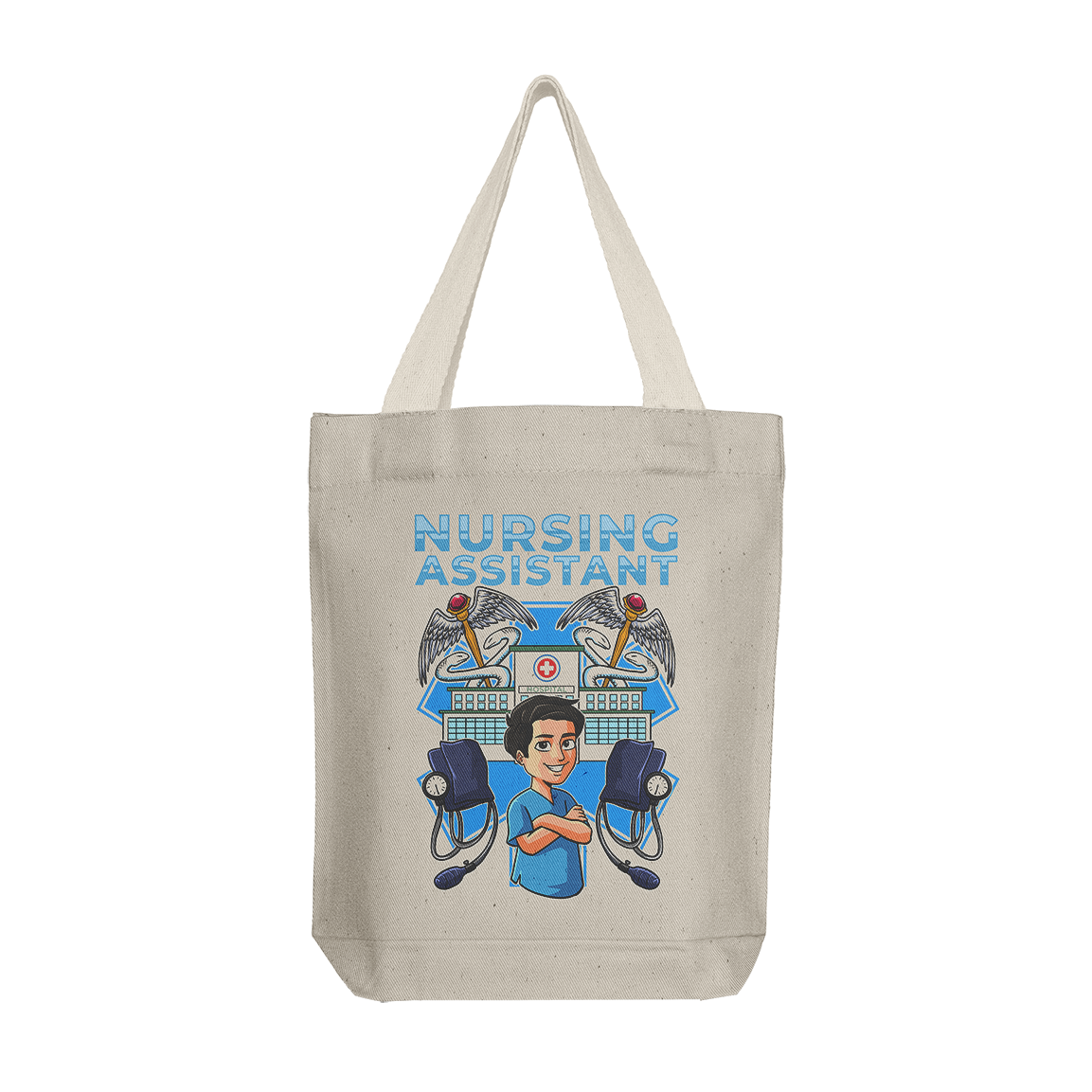 Tote Bag: Nursing Assistant Male