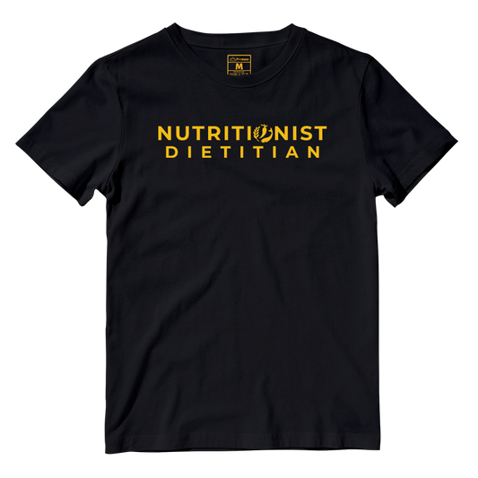 Cotton Shirt: Nutritionist Dietitian Yellow