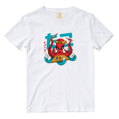 Cotton Shirt: Octopus Sushi