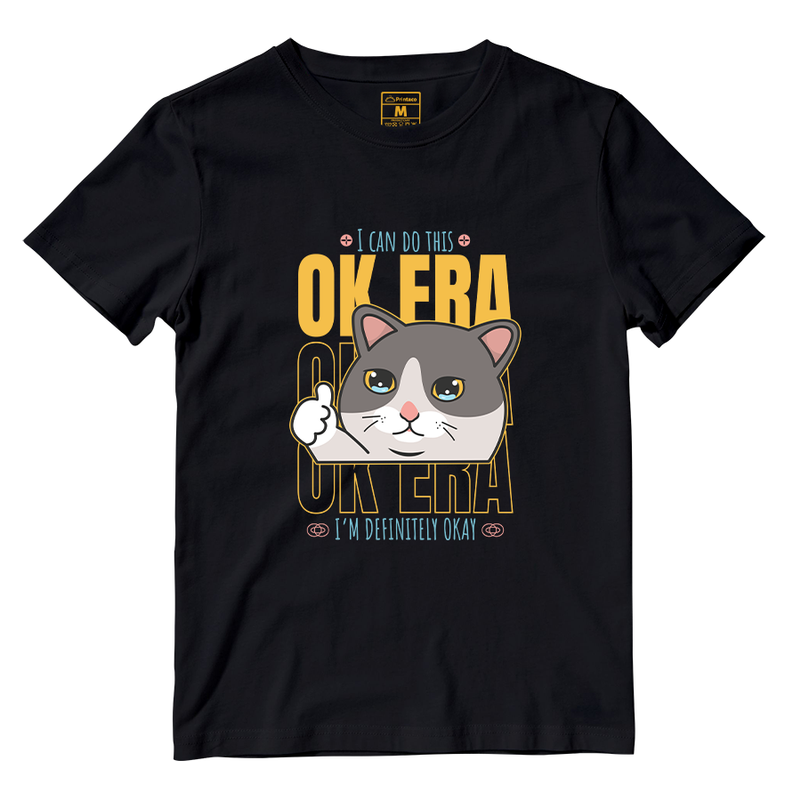 Cotton Shirt: Ok Era Cat