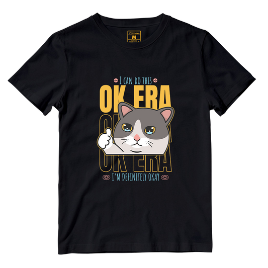 Cotton Shirt: Ok Era Cat