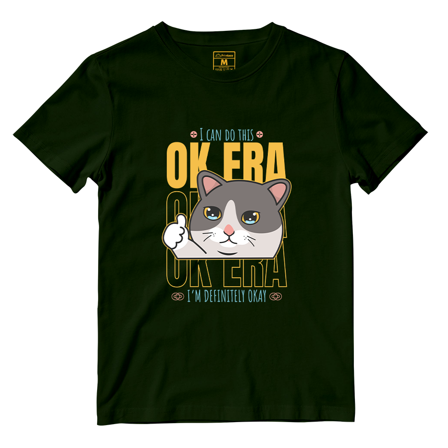 Cotton Shirt: Ok Era Cat