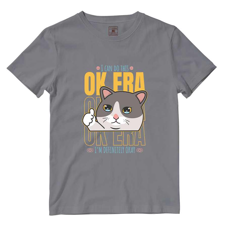 Cotton Shirt: Ok Era Cat