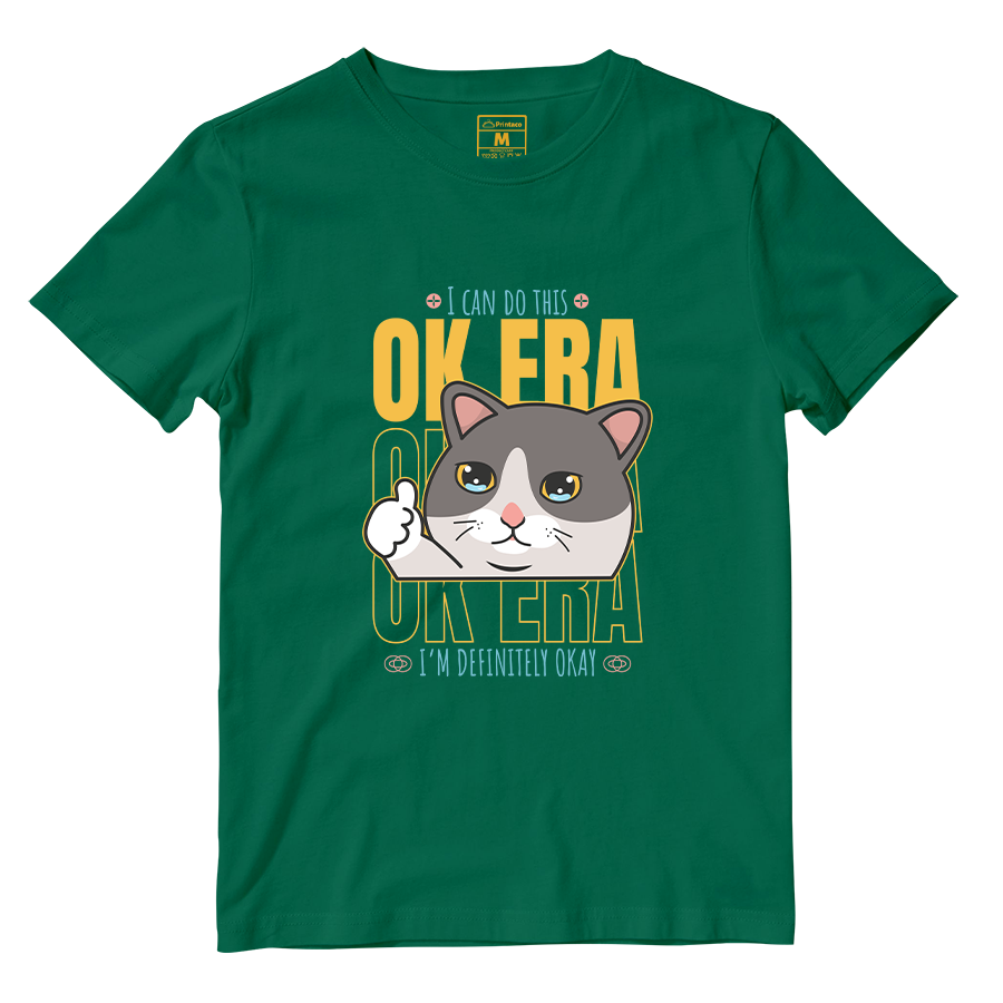 Cotton Shirt: Ok Era Cat