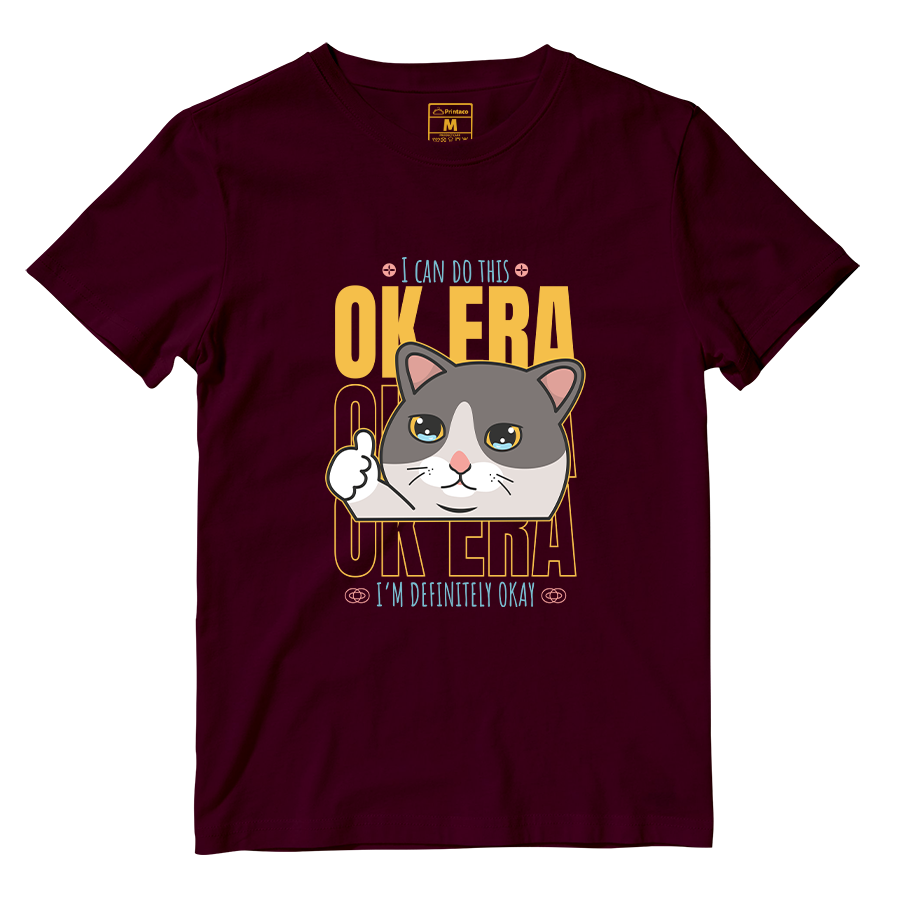 Cotton Shirt: Ok Era Cat