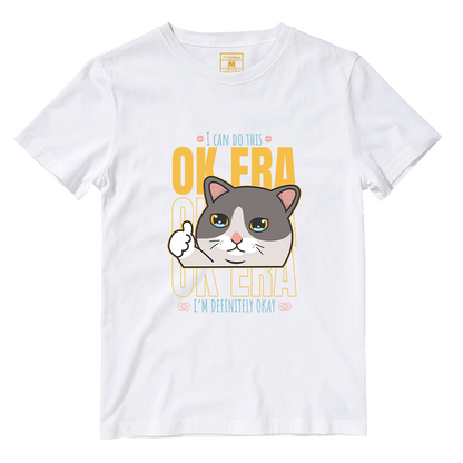 Cotton Shirt: Ok Era Cat