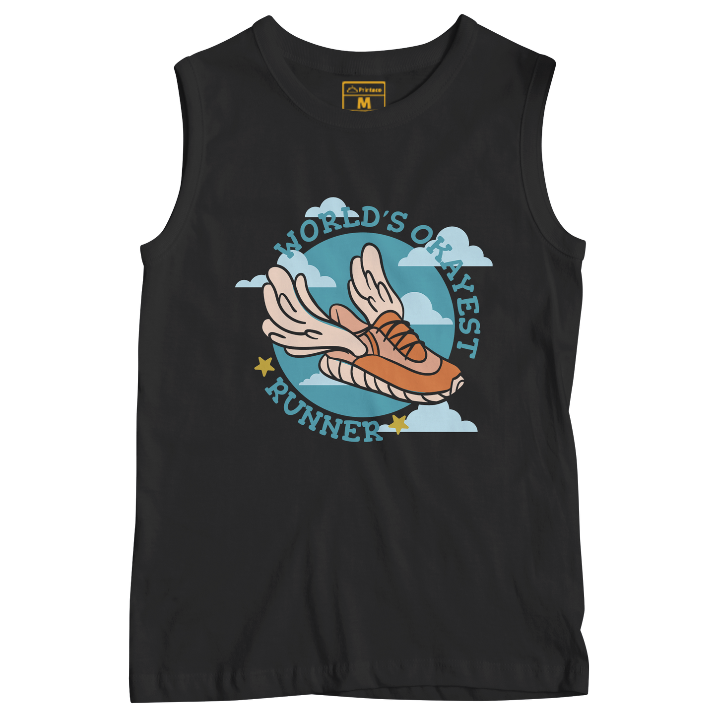 Sleeveless Drifit Shirt: Okayest Runner