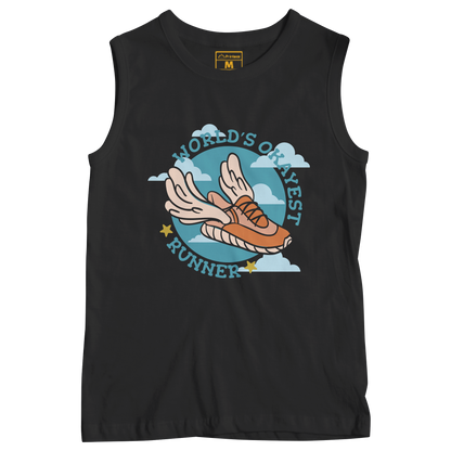 Sleeveless Drifit Shirt: Okayest Runner