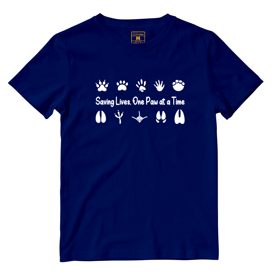 Cotton Shirt: One Paw At A Time