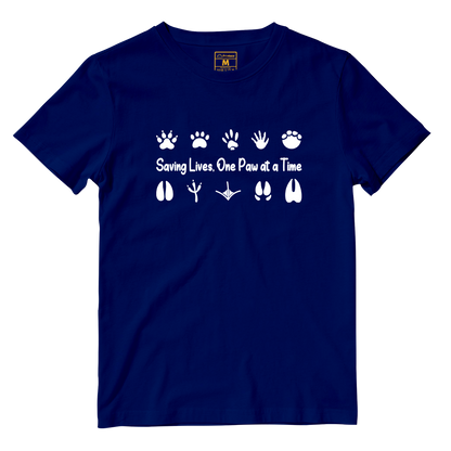 Cotton Shirt: One Paw At A Time