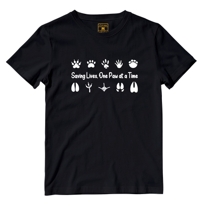 Cotton Shirt: One Paw At A Time