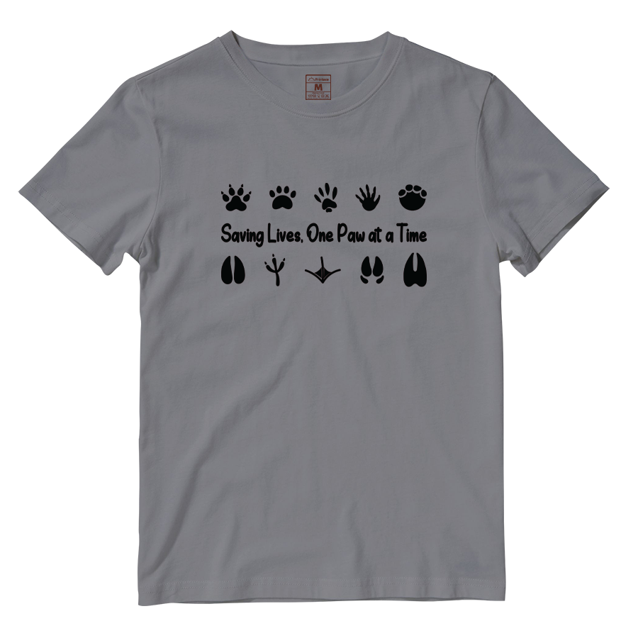 Cotton Shirt: One Paw At A Time