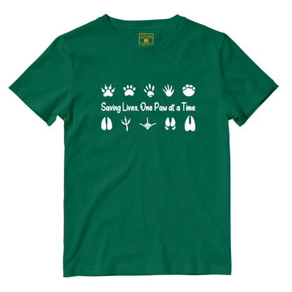 Cotton Shirt: One Paw At A Time