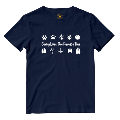 Cotton Shirt: One Paw At A Time