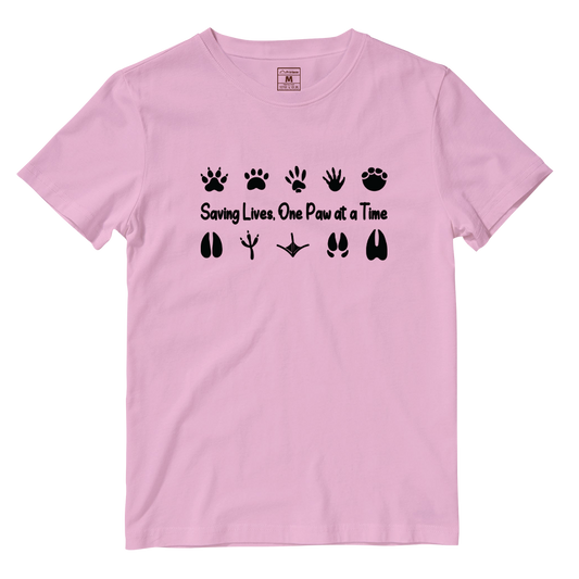 Cotton Shirt: One Paw At A Time