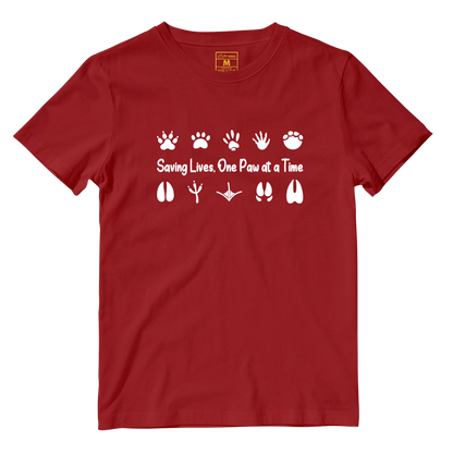 Cotton Shirt: One Paw At A Time