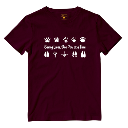 Cotton Shirt: One Paw At A Time