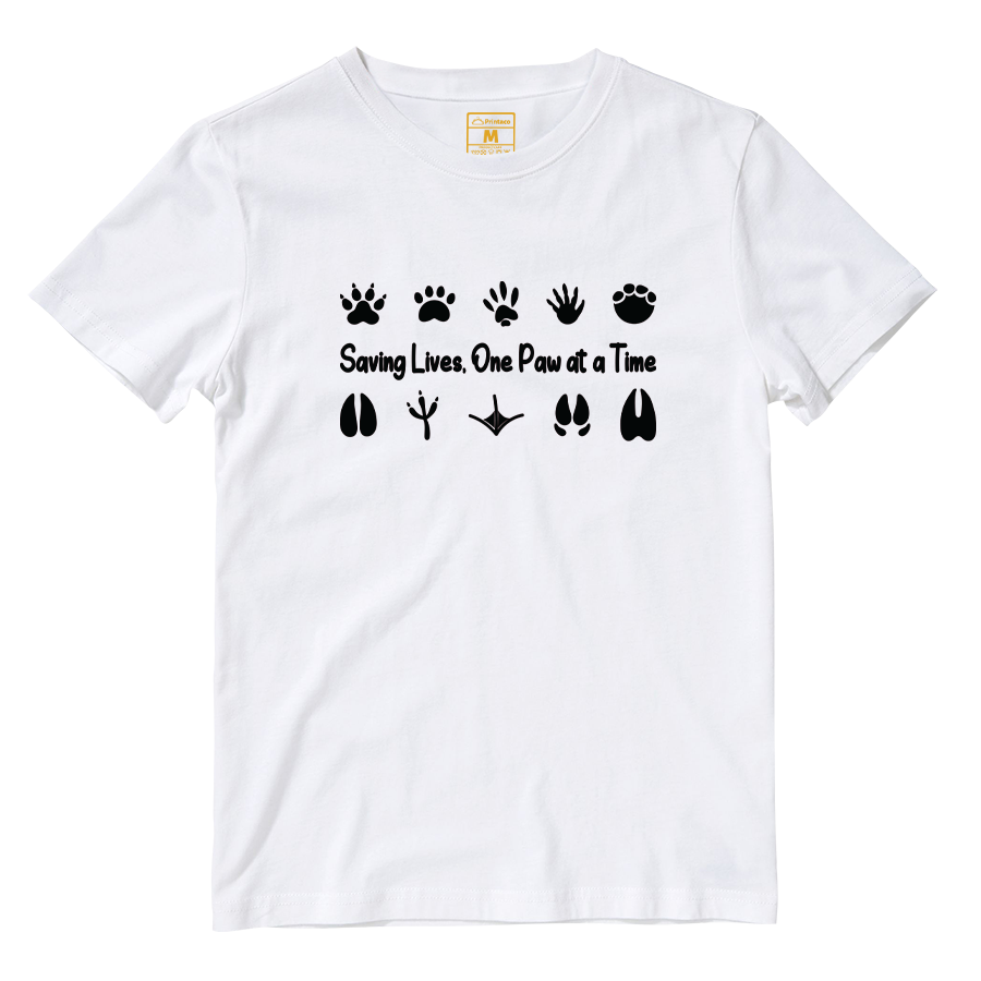Cotton Shirt: One Paw At A Time
