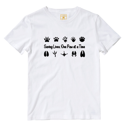 Cotton Shirt: One Paw At A Time