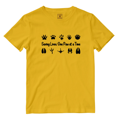 Cotton Shirt: One Paw At A Time