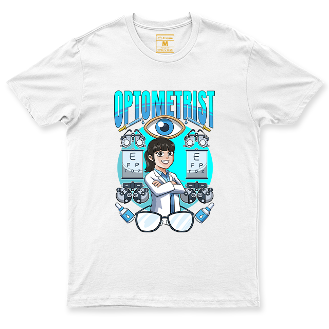 C. Spandex Shirt: Optometrist Female