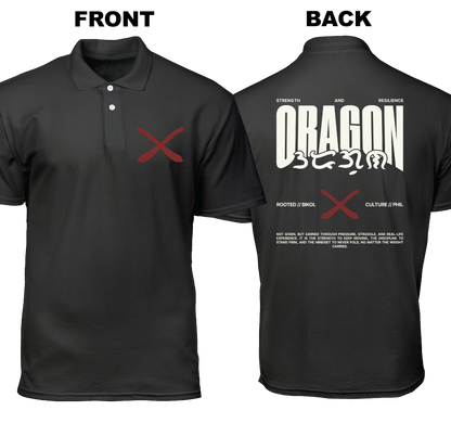 Cotton Polo Shirt: Oragon (Front and Back)