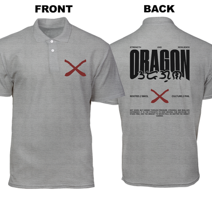 Cotton Polo Shirt: Oragon (Front and Back)