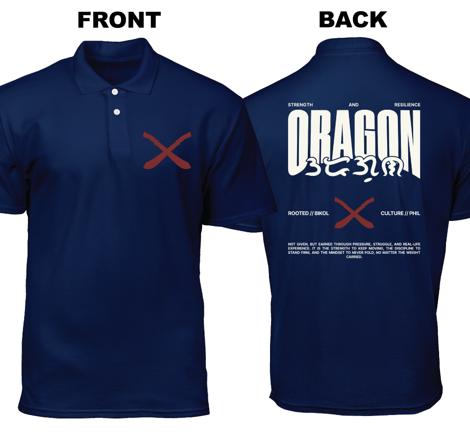 Cotton Polo Shirt: Oragon (Front and Back)