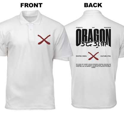 Cotton Polo Shirt: Oragon (Front and Back)