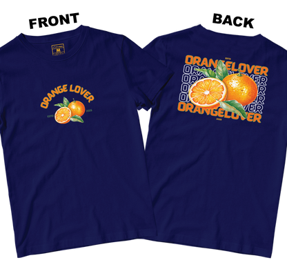Cotton Shirt: Orange Lover (Front and Back)