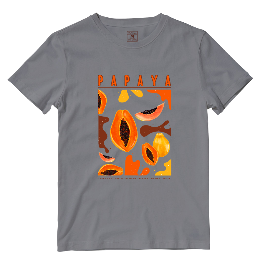 Cotton Shirt: PAPAYA