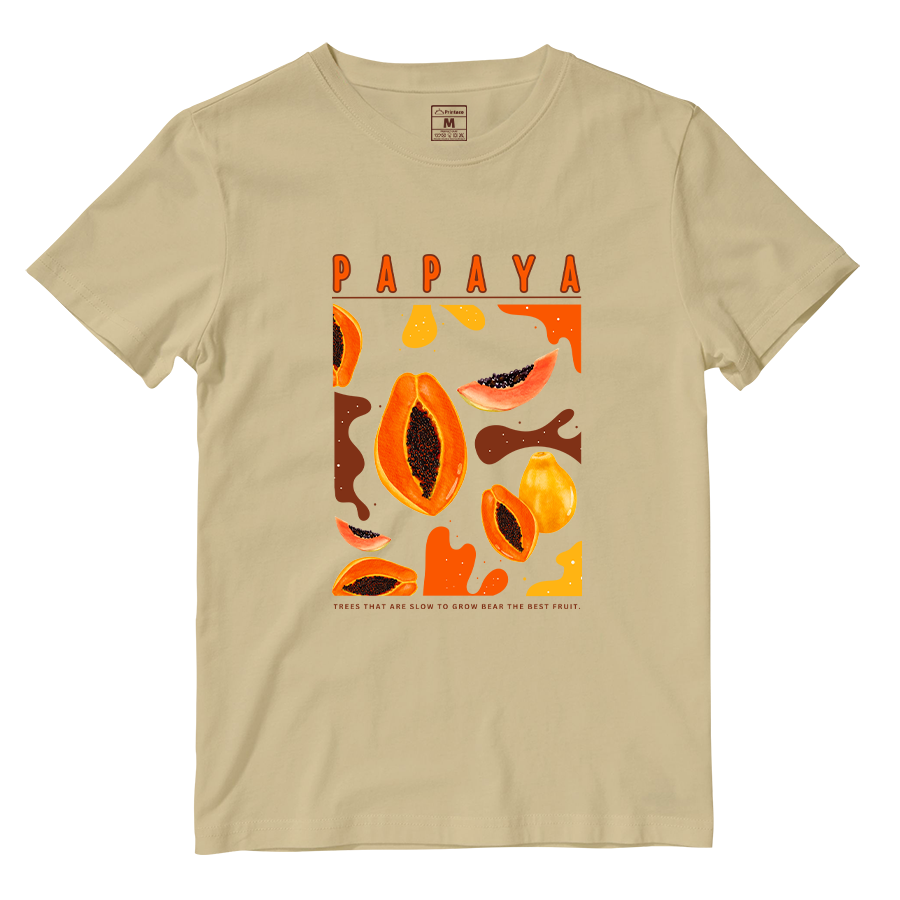 Cotton Shirt: PAPAYA