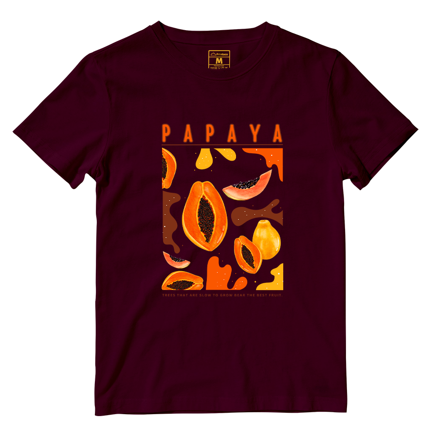 Cotton Shirt: PAPAYA