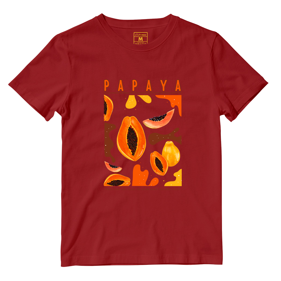 Cotton Shirt: PAPAYA