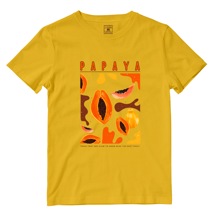 Cotton Shirt: PAPAYA