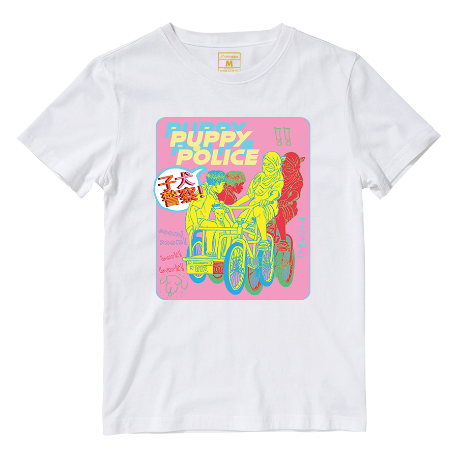 Cotton Shirt: PUPPY POLICE NEO