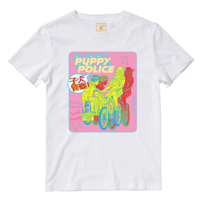 Cotton Shirt: PUPPY POLICE NEO