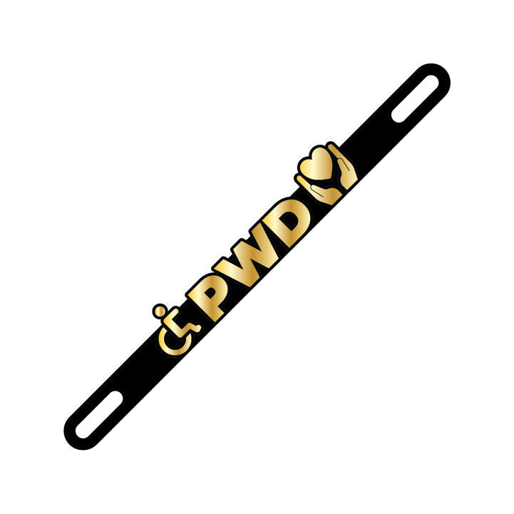 Car Plate Badge: PWD