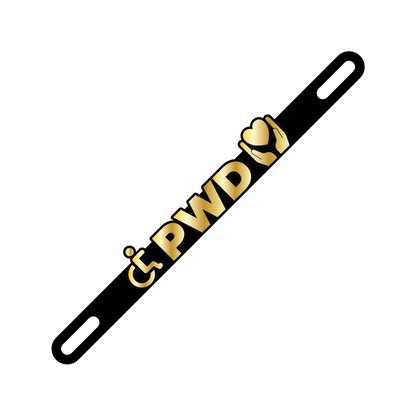 Car Plate Badge: PWD